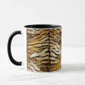 Tigerhaut, stylish, tiger, gestreift, tierischer A Tasse (Links)