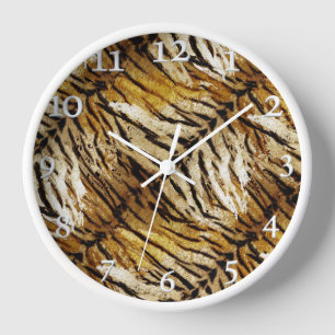 Tigerhaut, stylish, tiger, gestreift, tierischer A Uhr