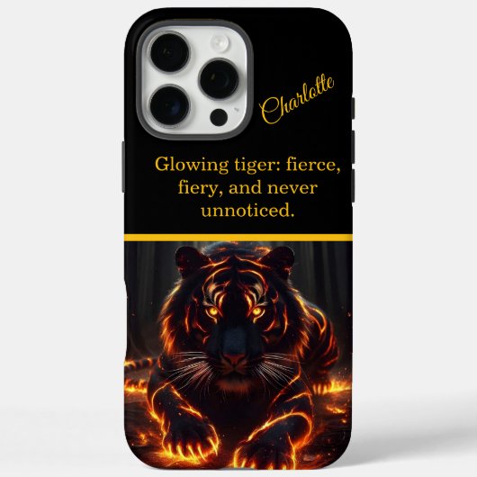 Tigerherrennen im Schatten Case-Mate iPhone Hülle (Rückseite)