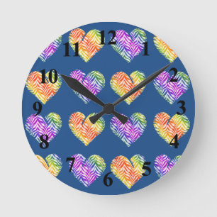 Tigerherz 4 runde wanduhr