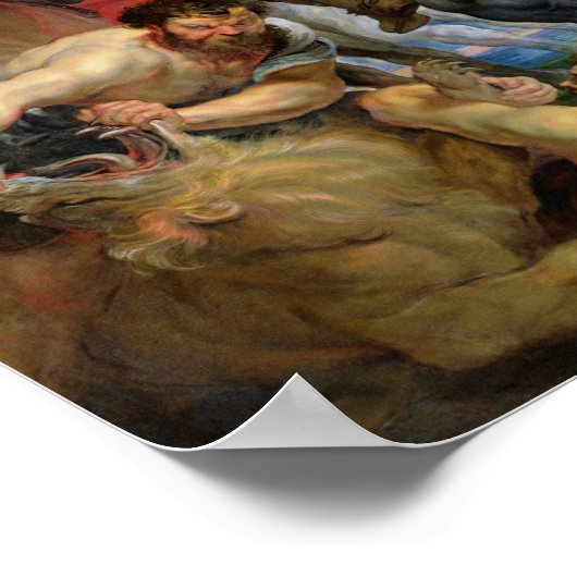 Tigerjagd, c.1616 poster (Ecke)