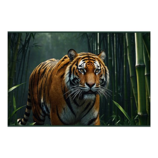 Tigerjagd in Bamboo Grove Poster (Vorderseite)
