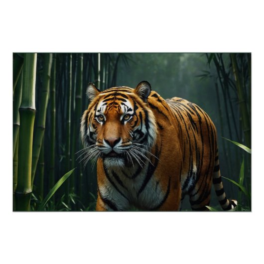 Tigerjagd in Bamboo Grove Poster (Vorderseite)