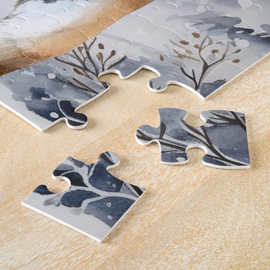 Tigerjagd in der Nacht Puzzle (Seite)