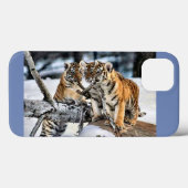Tigerjungen Case-Mate iPhone Hülle (Rückseite (Horizontal))