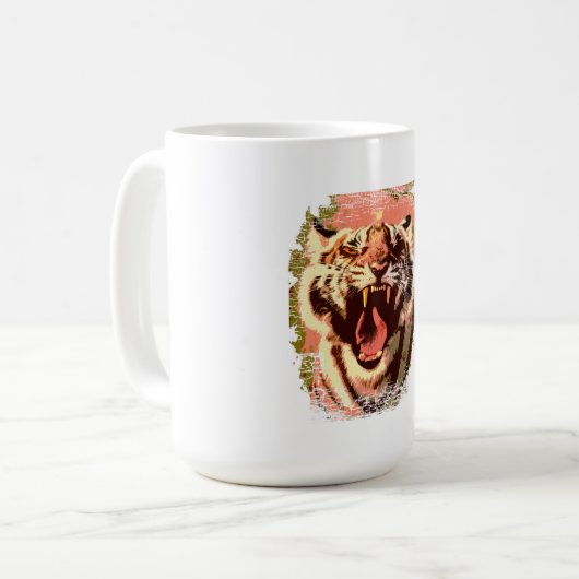 Tigerkaffee-Tasse Kaffeetasse (Vorderseite Links)