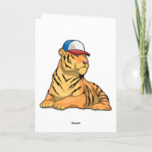Tigerkappe Karte (Rückseite)