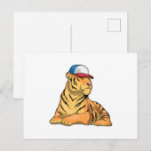 Tigerkappe Postkarte (Vorne/Hinten)