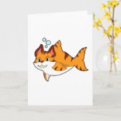 Tigerkatze als Hai im Wasser.PNG Karte (Gelbe Blume)