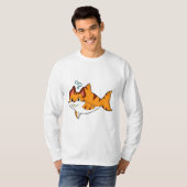 Tigerkatze als Hai im Wasser.PNG T-Shirt (Vorne ganz)