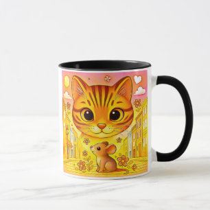 Tigerkatze Maus Tasse