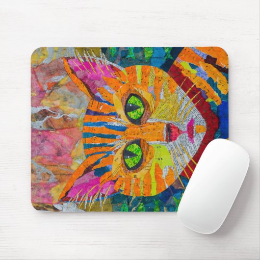 Tigerkatze Mousepad (Mit Mouse)