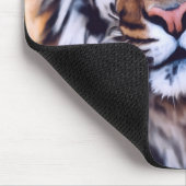 Tigerkatze Nah aufgewachsene Tierwelt Mousepad (Ecke)