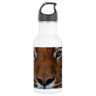 Tigerkatzen-Streifen Dschungelnebel Tier Edelstahlflasche