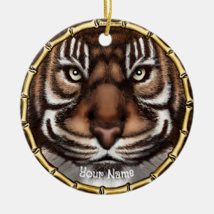 Tigerknochen Keramik Ornament
