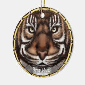 Tigerknochen Keramik Ornament (Links)