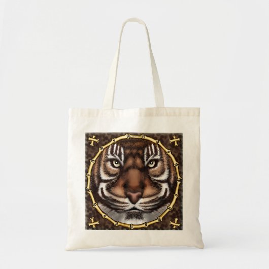 Tigerknochen-Tragetasche Tragetasche (Vorne)