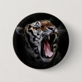 Tigerkopf Button (Vorderseite)