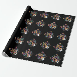 Tigerkopf geschenkpapier