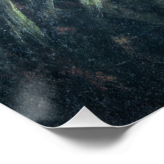 Tigerkopf, Kunstmalerei, Poster (Ecke)