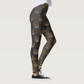 Tigerkopf, Lederschaum Leggings (Rechts)