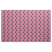 Tigerkopf-Musterdesign Rosa Stoff (Yard (91,4 cm))