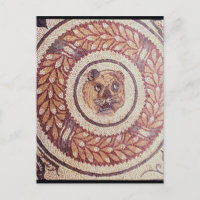 Tigerkopf, römisches Mosaik, Anfang des 4. Jahrhun