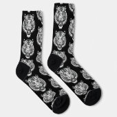 Tigerkopf Socken (Rechts)