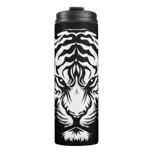 Tigerkopf thermosbecher