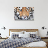 Tigerkopfgesicht Leinwanddruck (Insitu (Schlafzimmer))
