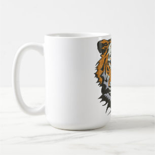 Tigerkopfstickerei-Imitation Kaffeetasse