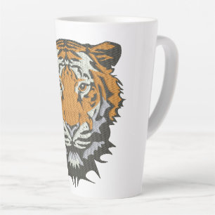 Tigerkopfstickerei-Imitation Milchtasse