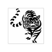 Tigerkunst-Briefmarke Gummistempel (Prägung)