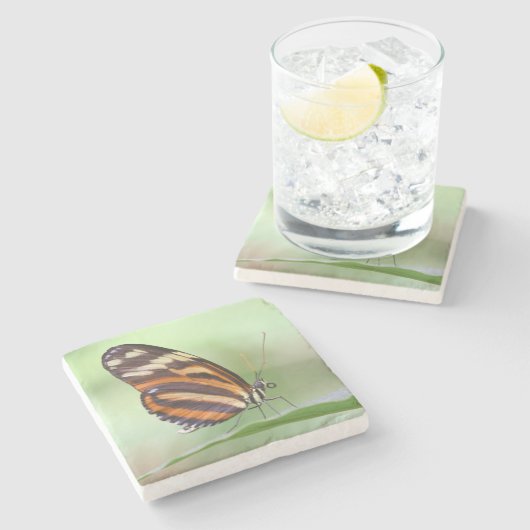 Tigerlangung Steinuntersetzer (Seitenansicht)