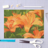 Tigerlilie gestrichen seidenpapier (Handwerk)