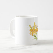 Tigerlilie Kaffeetasse (Vorderseite Links)
