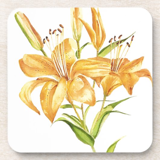 Tigerlilie Untersetzer (Vorderseite)