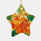 Tigerlilien Keramik Ornament (Rechts)