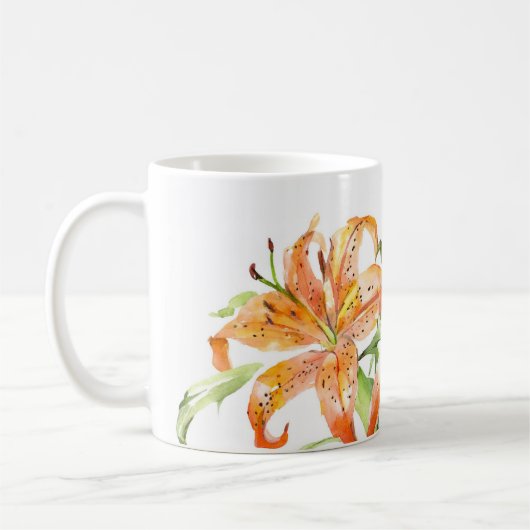 Tigerlililie Blume Tasse (Links)