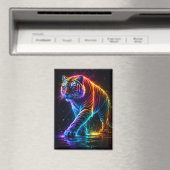 Tigermagnet in Neonfarben Magnet (In Situ (Geschirrspüler))