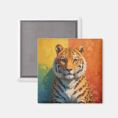 Tigermagnet Magnet (Vorderseite/Rückseite)