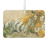 Tigermalerei Autolufterfrischer (Rückseite)