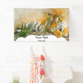 Tigermalerei Banner (Insitu)