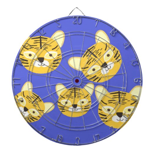 Tigermalerei Dartscheibe (vorne)