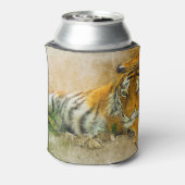 Tigermalerei Dosenkühler (Kanne Rückseite)