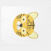 Tigermalerei Fleecedecke (Vorderseite (Horizontal))