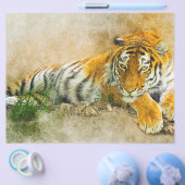 Tigermalerei Flyer (Einzeln)