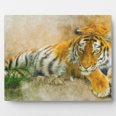 Tigermalerei Fotoplatte (Vorderseite)