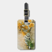 Tigermalerei Gepäckanhänger (Vorderseite vertikal)