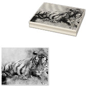 Tigermalerei Gummistempel (Stempel)